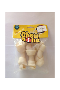 Chew Bone Knotted Rawhide 12Cm 3 Pieces